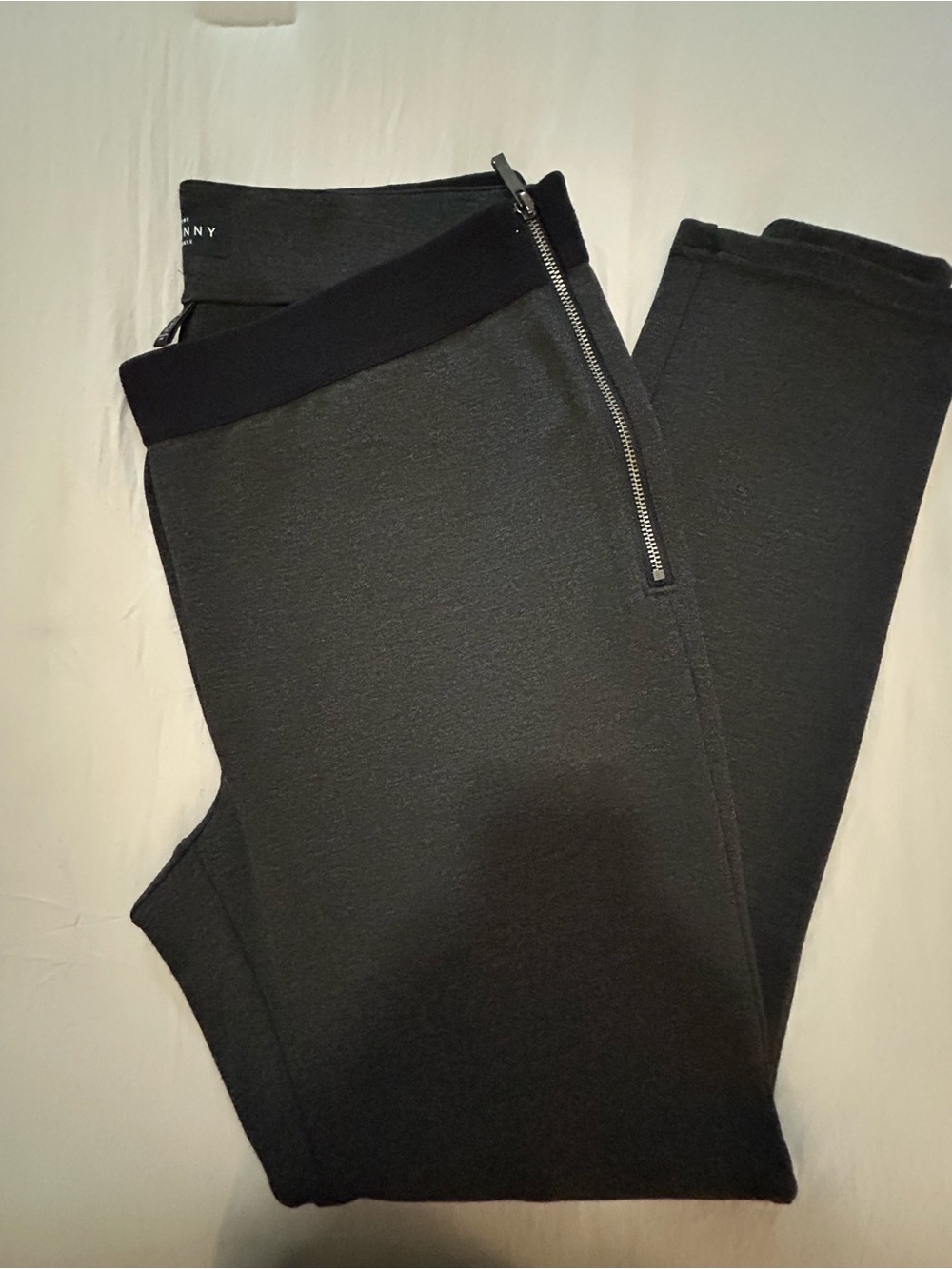 White House Black Market Black Boot-Cut Pant with Side Zip